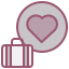 Icon Koffer mit Herz | Maurer und Partner Steuerberater